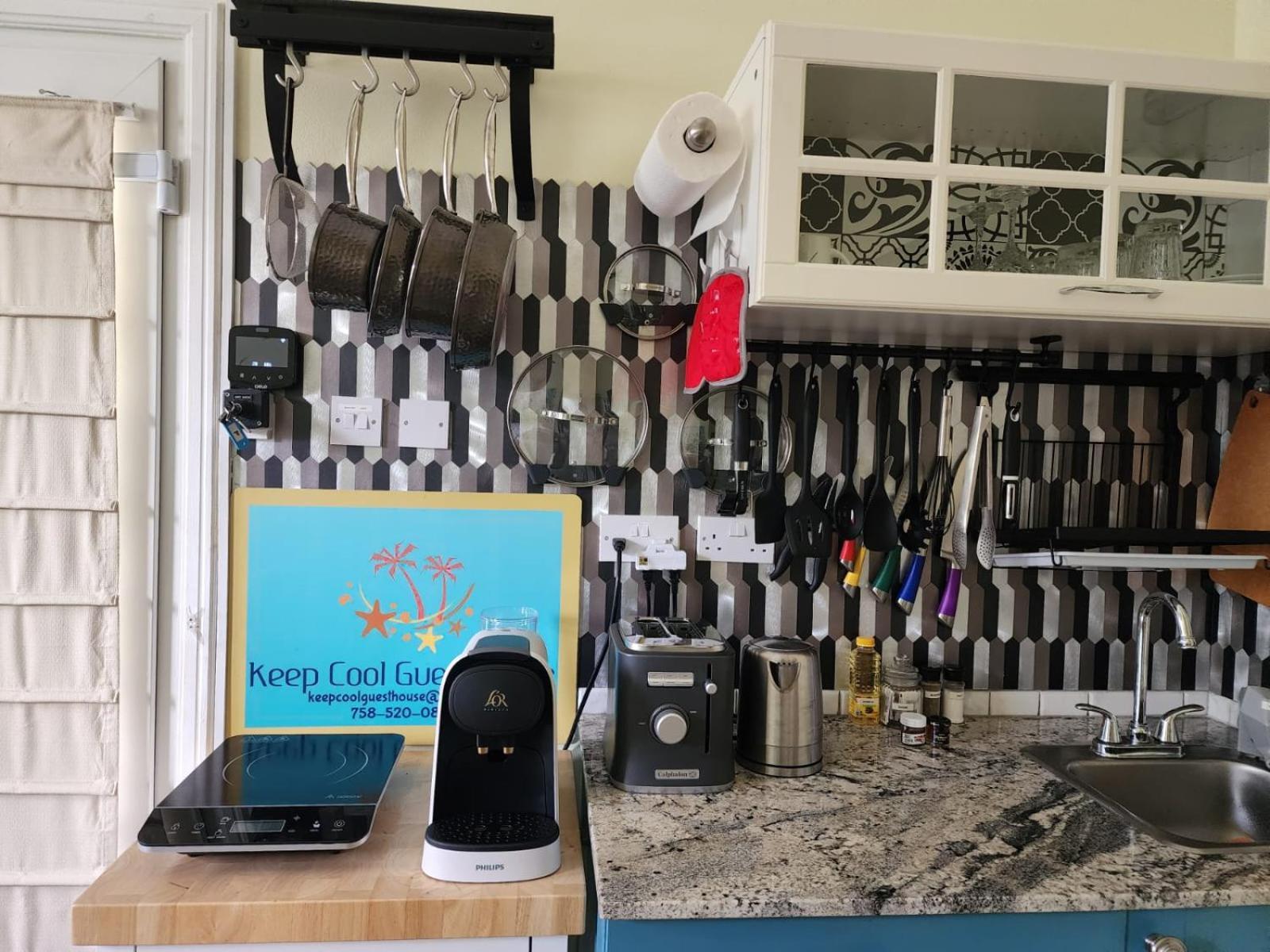 Keep Cool Guesthouse Gros Islet Exterior foto